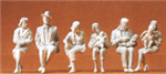 Preiser 45179 G Unpainted Figures Seated Passengers