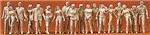 Preiser 65601 O Unpainted Figure Set Passers-By