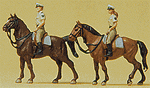 Preiser 79138 N People Working German Mounted Police In Summer Uniform