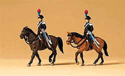 Preiser 79151 N Police Guards on Horseback Italian Pkg 2