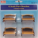 Rock Island Hobby 61107 O Benches (4)