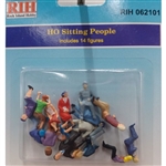 Rock Island Hobby 62101 HO Sitting People (14)