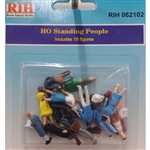 Rock Island Hobby 62102 HO Standing People (14)