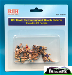 Rock Island Hobby 62106 HO Swimming Figures