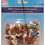 Rock Island Hobby 62300 HO Cow 16 pk /Farm People 2 pk