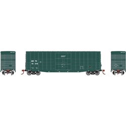 Roundhouse 1303 HO 50' Waffle High Cube Box Car Amtrak (Green) #70018