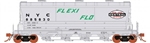 Rapido 133003 HO ACF PD3500 Flexi Flo Covered Hopper Single New York Central As-Delivered 1965