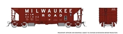 Rapido 158010A HO NSC Ballast Hopper Milwaukee Road Billboard lettering