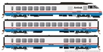 Rapido 25503 HO RTL Turboliner 5 Unit Train Sound and DCC Amtrak Set 2 #152 #173 #174 #175 #153