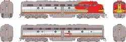 Rapido HO EMD E8 A-B Set Standard DC Santa Fe #81L 81A