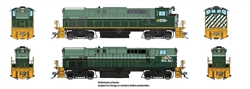 Rapido 33025 HO Montreal Locomotive Works M420 & M420B Set Standard DC British Columbia Railway #644, 683 As-Delivered, Dogwood Logo