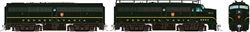 Rapido 37035 HO Alco FA1-FB1 Set Standard DC Pennsylvania Railroad 9603A, 9603B 