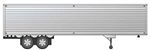 Rapido 403065 HO Fruehauf 40' Fluted-Side Volume Van Trailer Assembled Painted, Unlettered