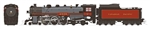 Rapido 601006 HO Class H1a 4-6-4 Hudson Standard DC Canadian Pacific #2808 Spans the World Logo