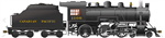 Rapido 602509 HO Class D10h 4-6-0 LokSound and DCC Canadian Pacific 1106 graphite