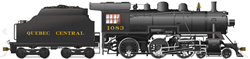 Rapido 602513 HO Class D10k 4-6-0 LokSound and DCC Quebec Central 1083