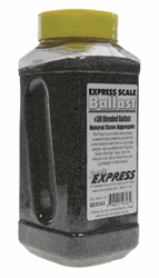 Scenic Express SE0343 O Natural Stone Ballast #30 for HO & O Scale Blended 1 Quart