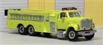 Sylvan Scale V402 HO 1978-1989 GMC Brigadier High-Hood Fire Tanker/Pumper Resin Kit Unpainted