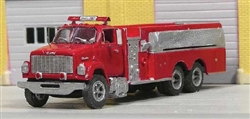 Sylvan Scale V403 HO 1987-1989 GMC Brigadier Sloped-Hood Fire Tanker/Pumper Resin Kit Unpainted