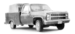 Trident 90017 HO American Pick-Up Trucks Chevrolet With Utility Body Chassis