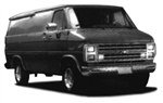 Trident 900463 HO Chevrolet Vans Cargo Van