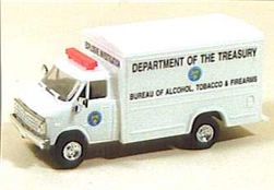 Trident 90152 HO Chevrolet Vans Emergency Department of the Treasury Bureau of Alcohol Tobacco & Firearms Explosive Investigation Unit