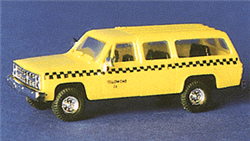 Trident 90167 HO Chevrolet Suburban Taxis Cab Checkerboard Graphics & Lettering