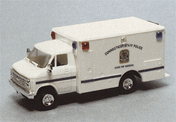 Trident 90279 HO Chevrolet Box Van Limited-Run Emergency Police Vehicles Connecticut State Police