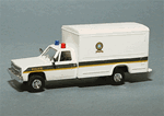 Trident 90313 HO Chevrolet Pick-Up w/ Box Body Emergency Police Quebec Provincial Security Police Force & Stripes