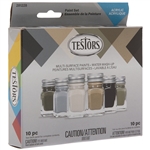 Testor 281228 Acrylic Paint 6 Piece Set Camoulfage