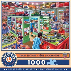 Train Enthusiast 720304 Lionel Store 1000 pc