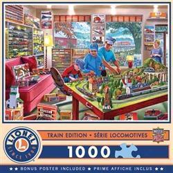 Train Enthusiast 720324 The Boy's Playroom 1000pc