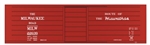 Tichy 10021O O Railroad Decal Set Milwaukee Road Ribbed-Side Boxcar w/Hiawathas Slogan