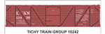 Tichy 10242O O Railroad Decal Set Louisville & Nashville 40' Single-Sheathed Wood Boxcar Boxcar Red No Logo