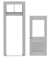 Tichy 2034 O 1 Lt Door/Frame/Trnsm 2/