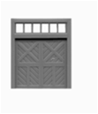 Tichy 2515 N Doors Pkg 4 Baggage Door w/ Transom