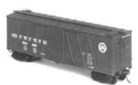 Tichy 4026 HO 40' USRA Single Sheathed Wood Boxcar Kit Undecorated Single Car