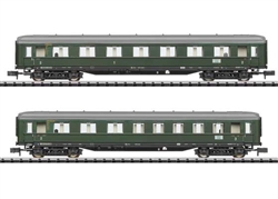 Trix 18287 N Type AB4u-38 1/2nd Class & BC4u-39 3rd Class D 96 Cars Minitr German Federal Railroad DB Era III 1952