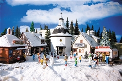 Vollmer 42413 HO Christmas Village Kit 5 Buildings