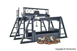 Vollmer 45780 HO Scrap Loading Facility w/Overhead Crane Kit