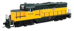 Walthers 20437 HO EMD GP9 Phase II with Chopped Nose ESU Sound and DCC Chicago & North Western #4306