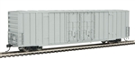 Walthers 2900 HO 60' High Cube Plate F Boxcar Undecorated