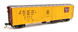 Walthers 3782 HO 50' AAR Mechanical Refrigerator Car Chicago Burlington & Quincy #5151