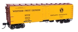 Walthers 41423 HO 40' Steel Reefer with Dreadnaught Ends Western Fruit Express WFEX #66703