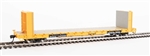 Walthers 5845 HO 60' Pullman-Standard Bulkhead Flatcar 48' IL Trailer Train #91913