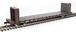 Walthers 5857 HO 60' Pullman-Standard Bulkhead Flatcar 48' IL BNSF #545005