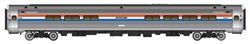 Walthers 12280 HO 85' Amfleet I Club Dinette Lighted Amtrak Phase III