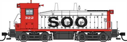 Walthers 48509 HO EMD SW1200 Standard DC Soo Line #324