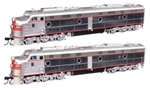 Walthers 42914 HO EMD E9 A-A with LokSound 5 Sound & DCC Chicago Burlington & Quincy #9989A & 9989B