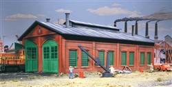 Walthers 3007 HO 2-Stall Enginehouse Kit